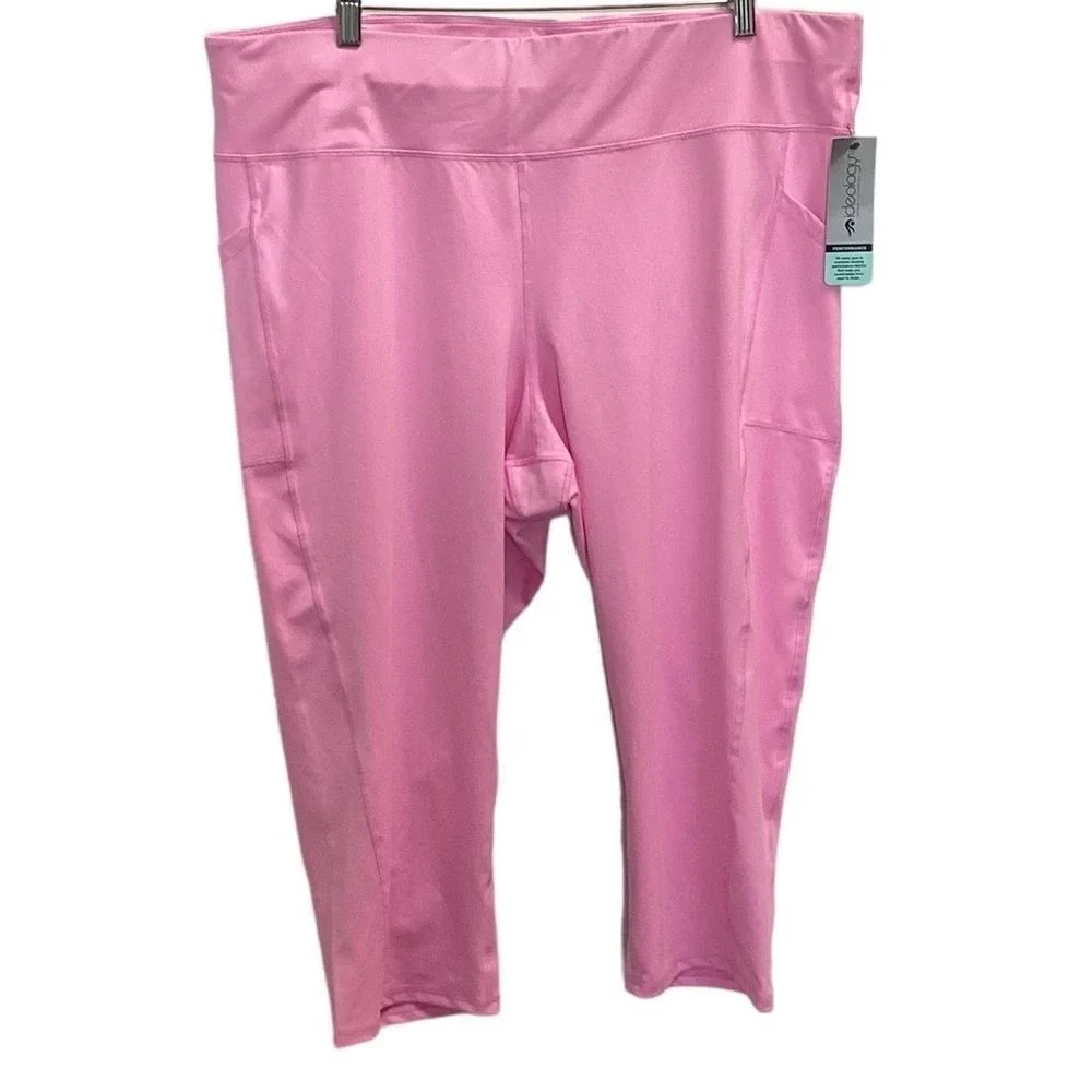 NWT Ideology pink capris‎ shorts size 3X